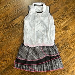 Lucky in Love skort with matching top